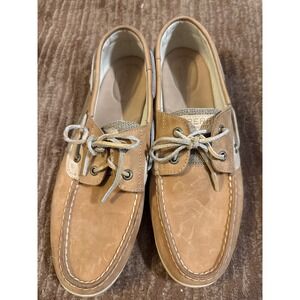 Sperry Boat Shoes Leather Loafers Tan Casual Comfort Shoes‎ Women's 11M